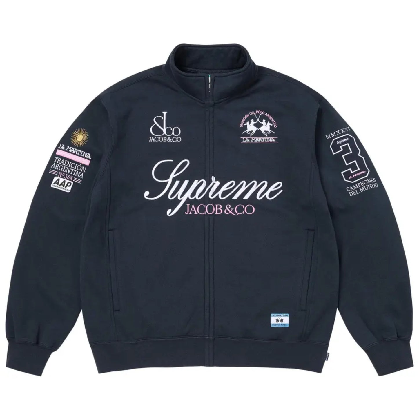 Supreme x La Martina x Jacob & Co Zip Up Sweatsuit