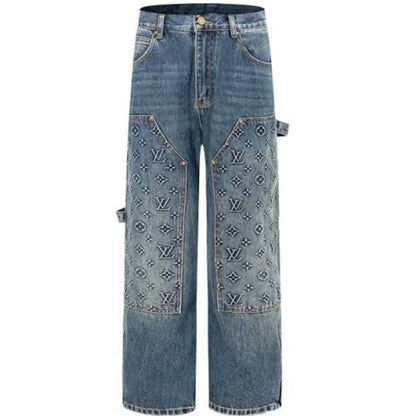 Louis Vuitton Monogram Workwear Denim Carpenter Jean