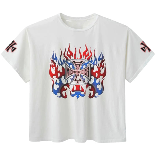 Happy Memories Don't Die HMDD White 4th Tee