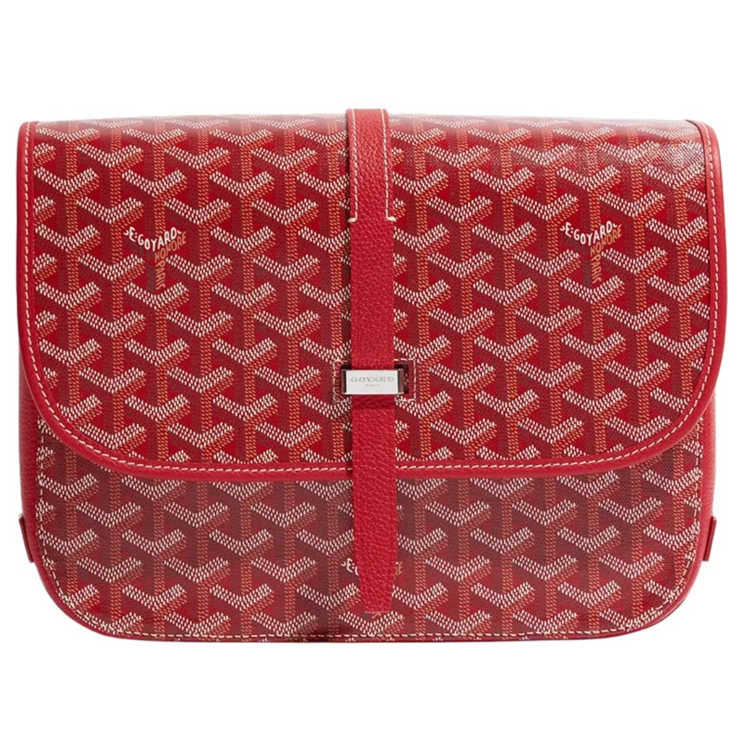 Goyard Belvedere MM Bag Red