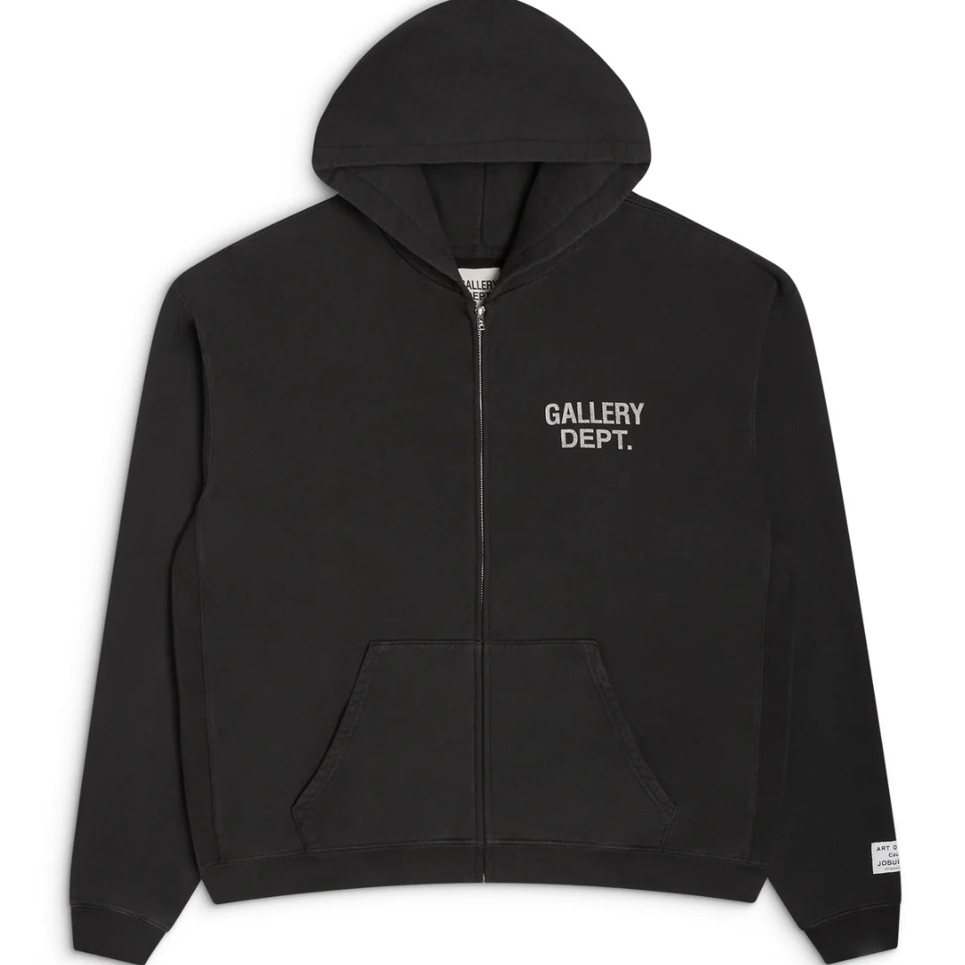 Gallery Dept 90's Logo Zip Up Hoodie