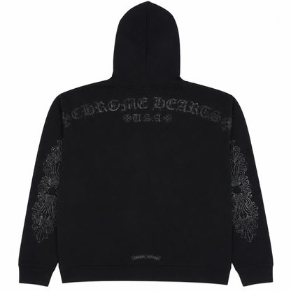 Chrome Hearts Horseshoe Floral Hoodie