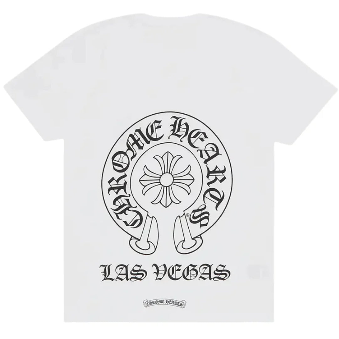 Chrome Hearts Las Vegas Exclusive Horseshoe Tee White