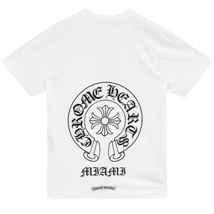Chrome Hearts Miami Exclusive Horseshoe Tee White