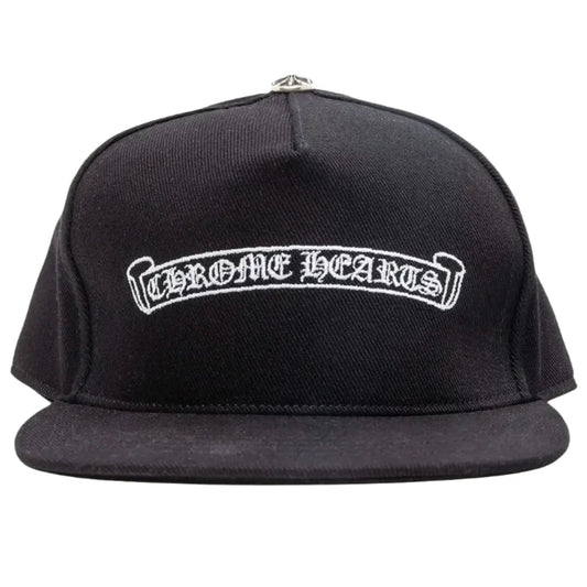 Chrome Hearts Scroll Logo Denim Hat