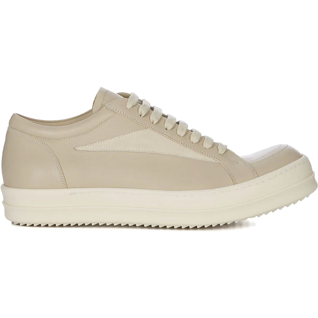 Rick Owens Vintage Sneaks Leather Sand