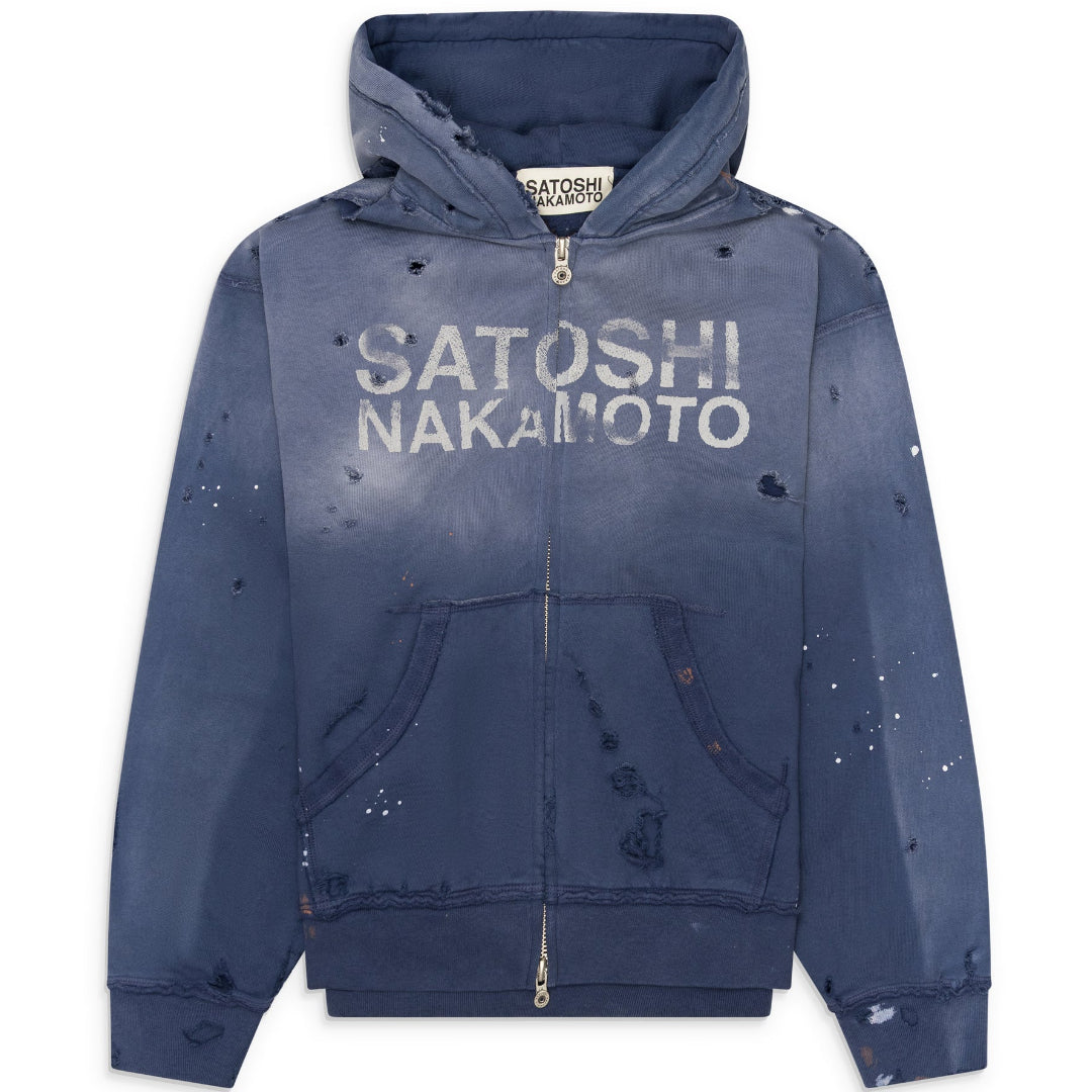 Satoshi Nakamoto Luke Fleece Sweatsuit Blue