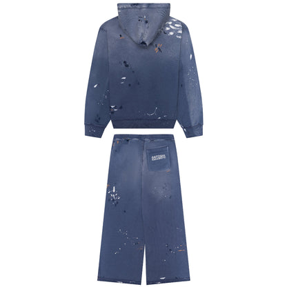 Satoshi Nakamoto Luke Fleece Sweatsuit Blue