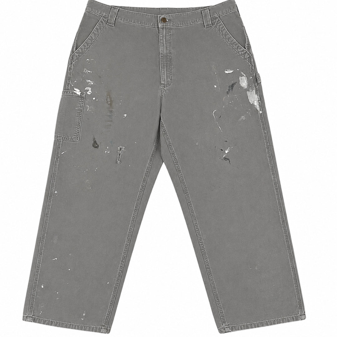 Carhartt Paint Splatter & Distressed Washed Carpenter Pants