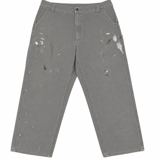 Carhartt Paint Splatter & Distressed Washed Carpenter Pants