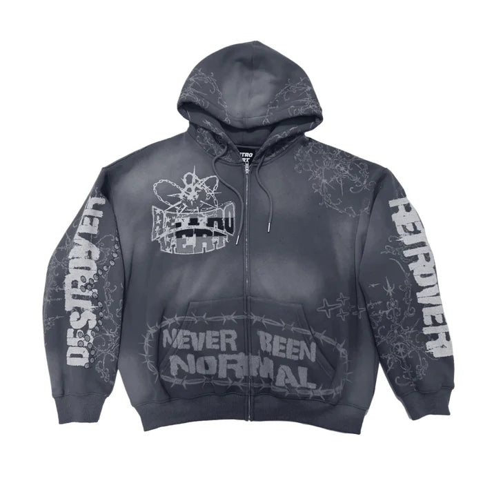 Retrovert Grey Destroyer Sweatsuit