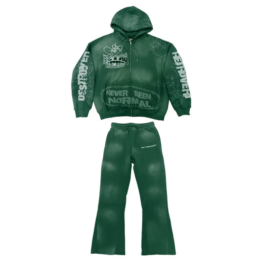 Retrovert Green Destroyer Sweatsuit