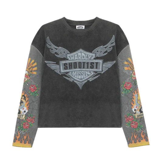 Shoot1st Studios Black Thermal Tee