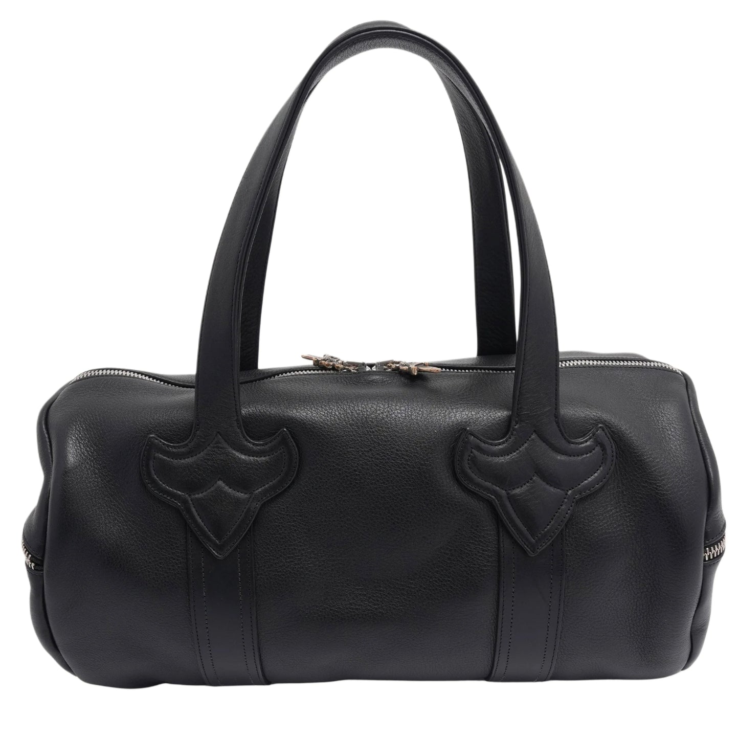 Chrome Hearts Plus Cross Embellished Boston Duffle Bag