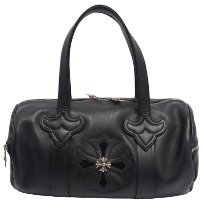 Chrome Hearts Plus Cross Embellished Boston Duffle Bag