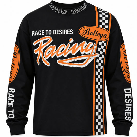 Bottega Desires Race to Desires Long Sleeve Tee
