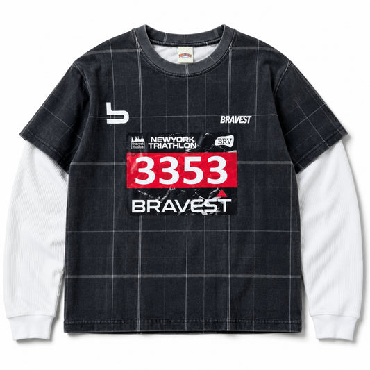 Bravest Studios Marathon Plaid Thermal Shirt