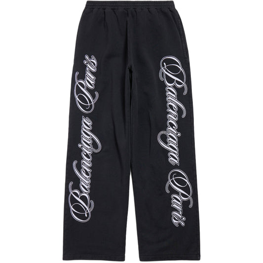 Balenciaga Cursive Baggy Sweatpants