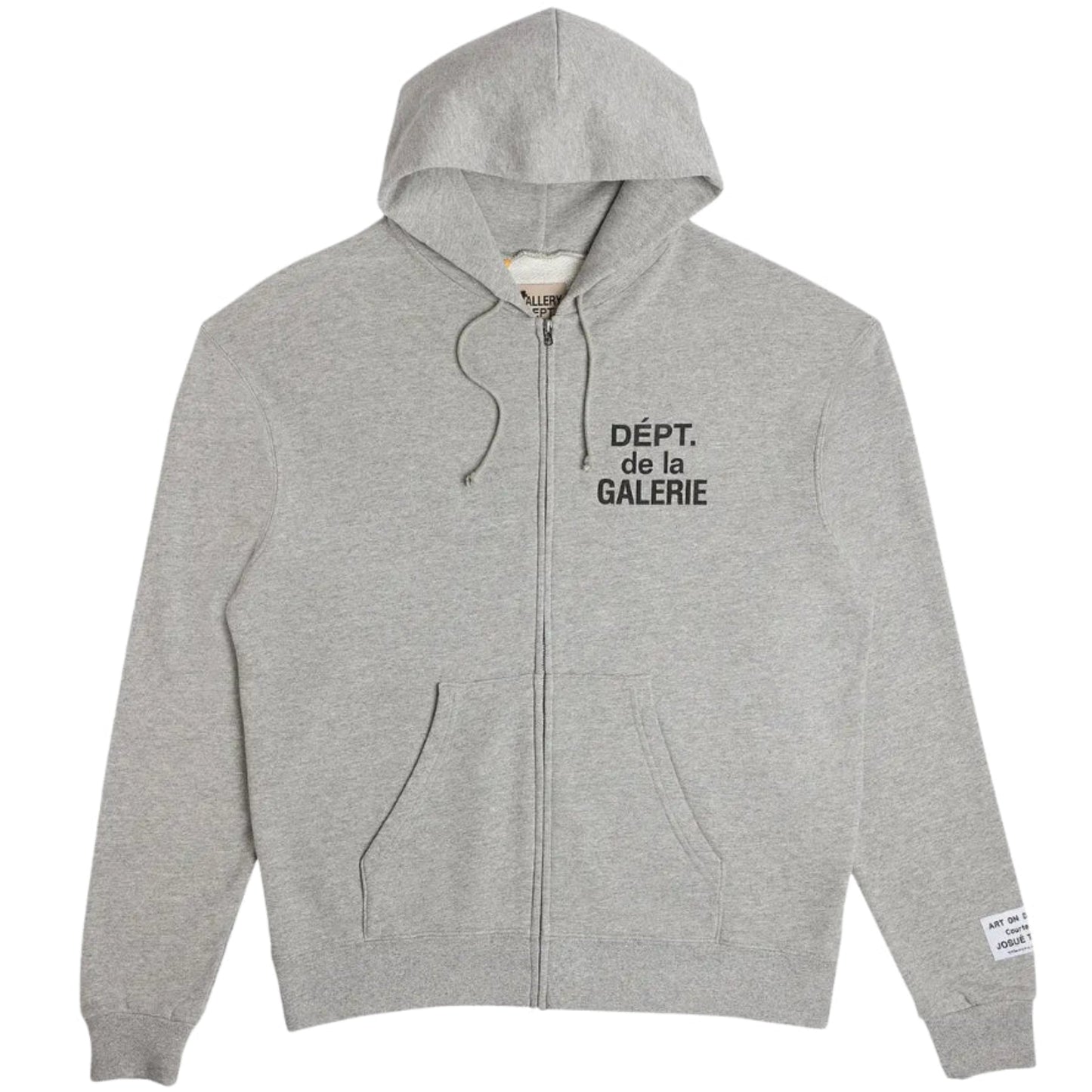 Gallery Dept. Grey French Zip Up Hoodie