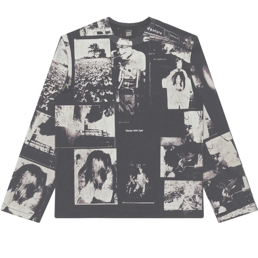 Better With Age Sable All Over Print Long Sleeve Tee