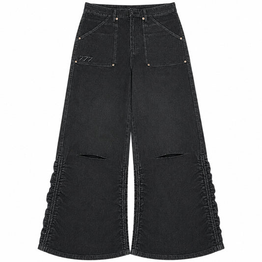 777byBello Waxed Rager Pants