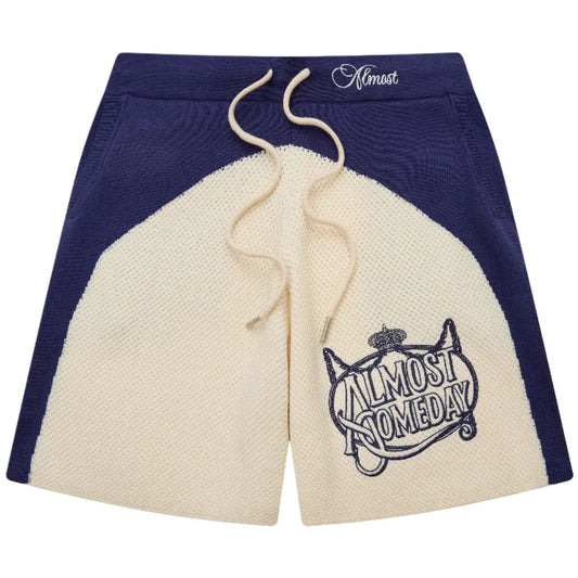 Almost Someday Cream Clubhouse Knit Shorts