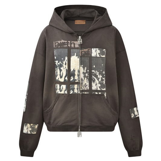 Birth of Royal Child Flash Light Hoodie in Black