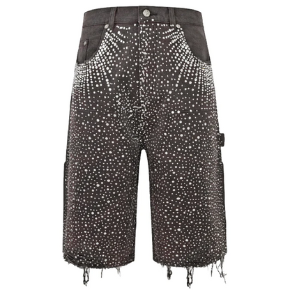 Birth of Royal Child Redial 20k Diamond Shorts in Washed Brown