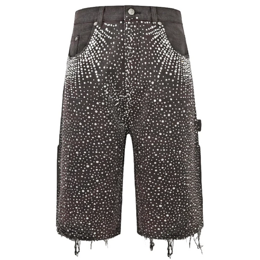 Birth of Royal Child Redial 20k Diamond Shorts in Washed Brown