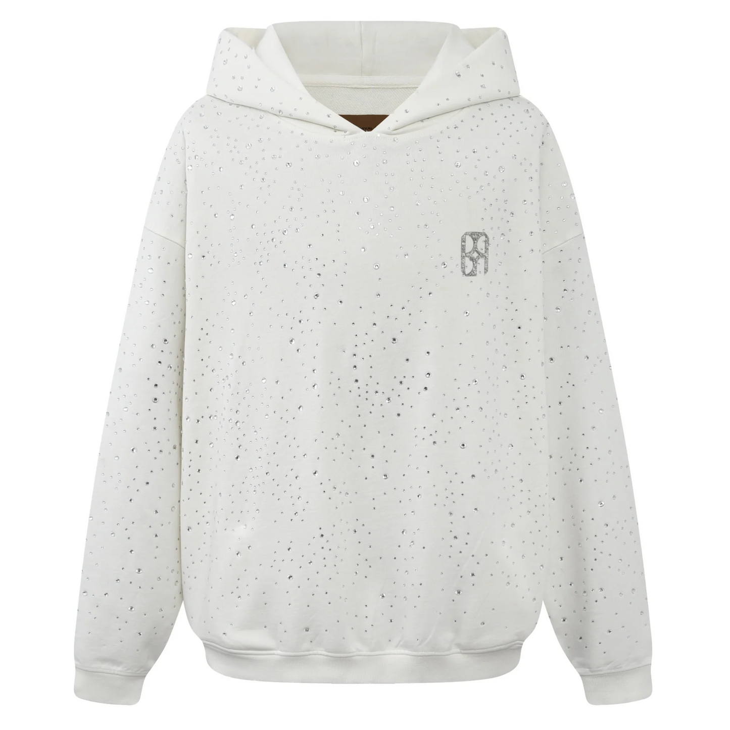 Birth of Royal Child 20K Swarovski Diamond Hoodie in White