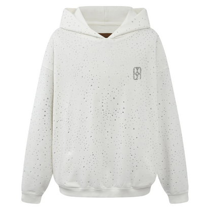 Birth of Royal Child 20K Swarovski Diamond Hoodie in White