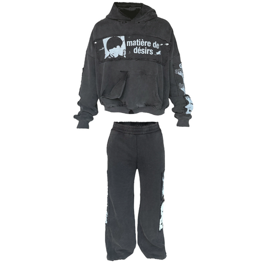 Matiere De Desirs Encore Sweatsuit Washed Black
