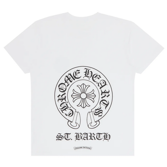 Chrome Hearts St Barth Exclusive Horseshoe Tee White