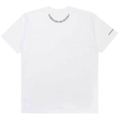 Chrome Hearts Neck Letters Logo Tee White