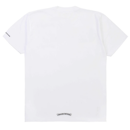 Chrome Hearts Neck Letters Logo Tee White
