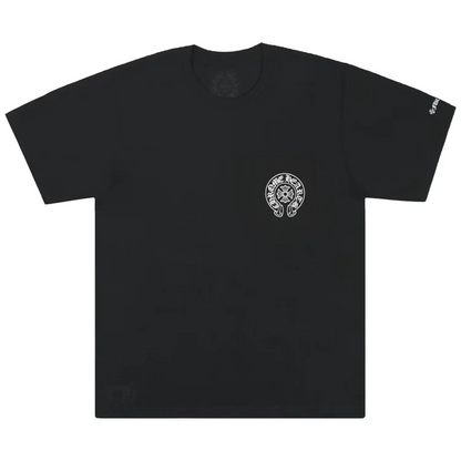 Chrome Hearts Horseshoe Logo Pocket Tee Black