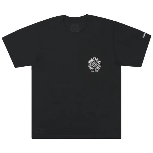 Chrome Hearts Horseshoe Logo Pocket Tee Black
