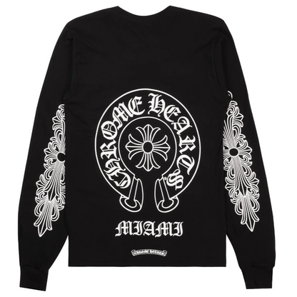 Chrome Hearts Miami Exclusive Long-Sleeve Tee Black