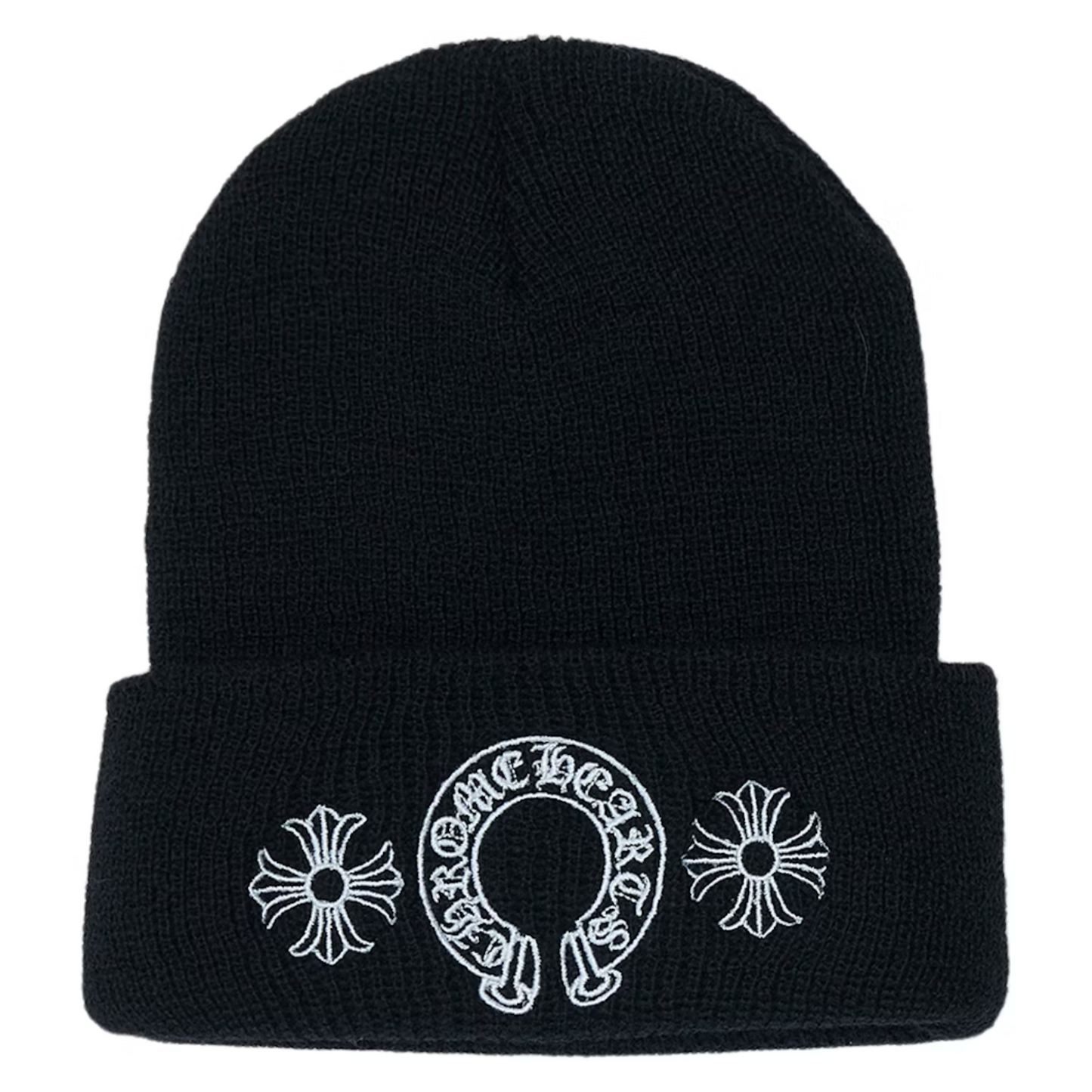Chrome Hearts Horseshoe Beanie Black