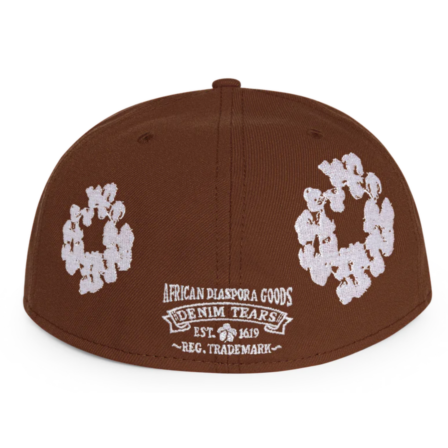 Denim Tears New Era Cotton Wreath 59/50 Cap Brown