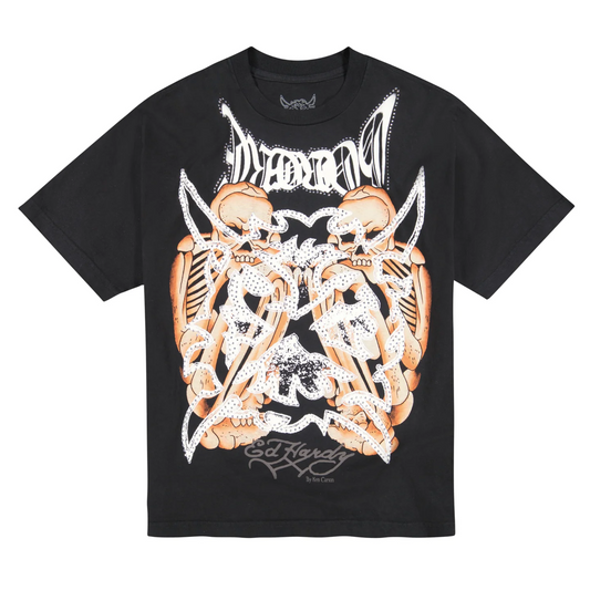 Ed Hardy Hardcore Rhinestone Tee