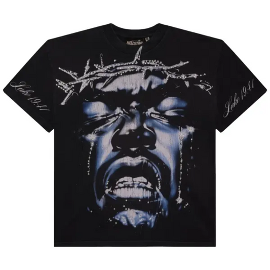 Hellstar Jesus Wept Tee Black