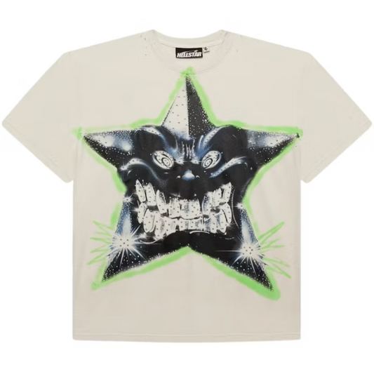Hellstar Star Tee White