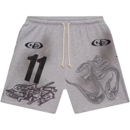 Hellstar Yoga Shorts Grey