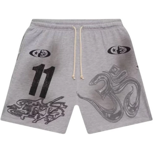 Hellstar Yoga Shorts Grey