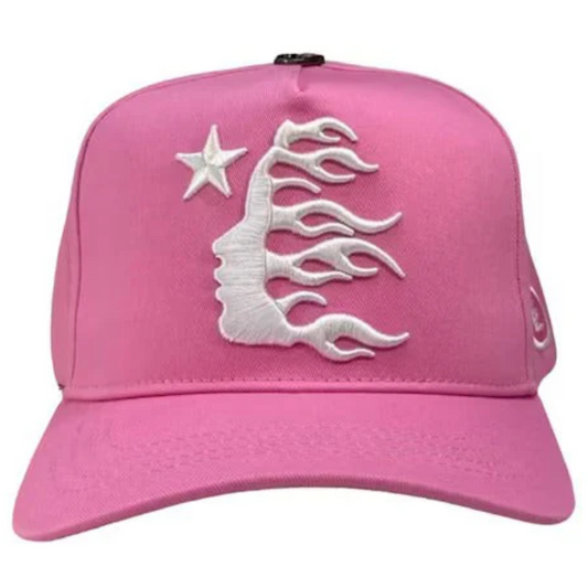 Hellstar OG Logo Snapback Hat Pink