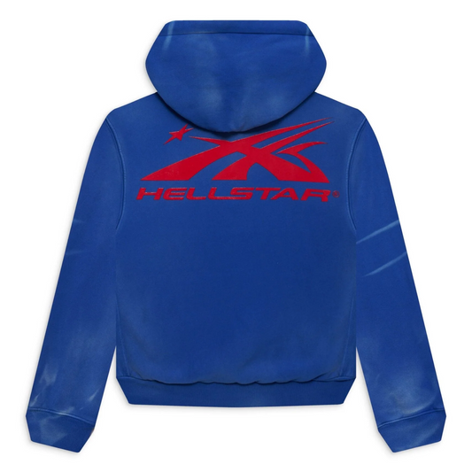 Hellstar Gel Hoodie Blue