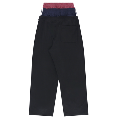 Project G/R 3 Layered Sweatpants Black