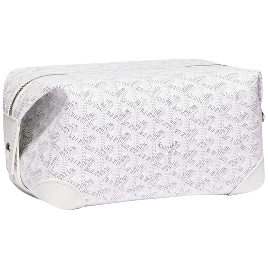 Goyard Bowling 25 Toiletry Bag White