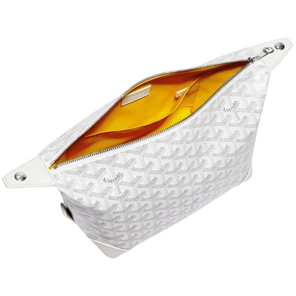 Goyard Bowling 25 Toiletry Bag White
